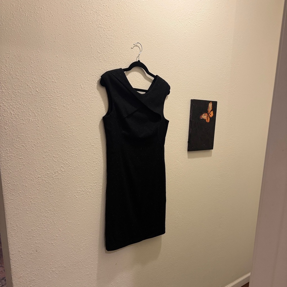 Helmut Lang Black Mini Dress